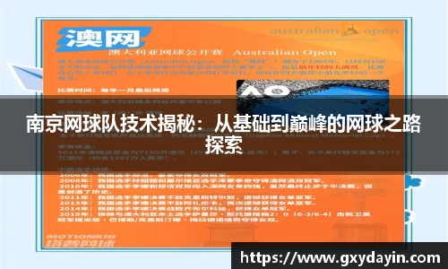 南京网球队技术揭秘：从基础到巅峰的网球之路探索